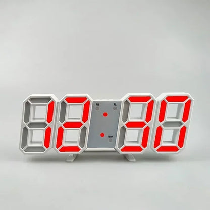 Purchase Products Clock 3D LED Digital Alarm Clock Wall Clock
