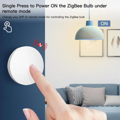 Tuya Zigbee Smart Button Scene Switch Voice Control Wireless Button