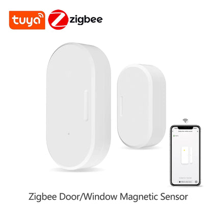 Tuya Zigbee Door Magnetic Sensor Door Window Open Closed Detector