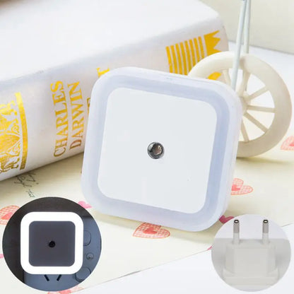 Wireless LED Night Light Sensor Lighting Mini EU/US Plug Night Lights