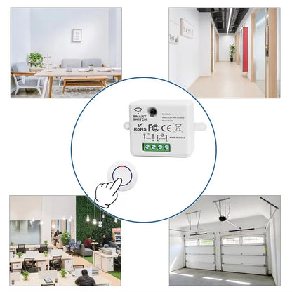 433MHz Wireless Light Switch 220V 110V 10A Relay Breaker Remote