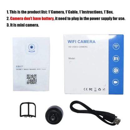 1080P HD Mini Camera WiFi Wireless HD Night Vision Camera Home X5