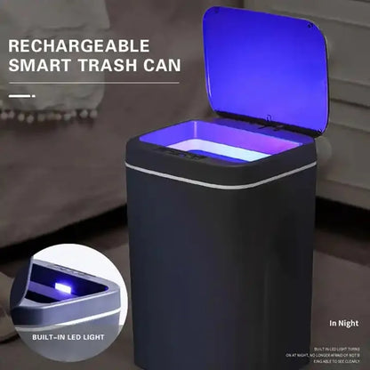 16L Automatic Sensor Trash Can Electric Touchless Smart Bin Kitchen