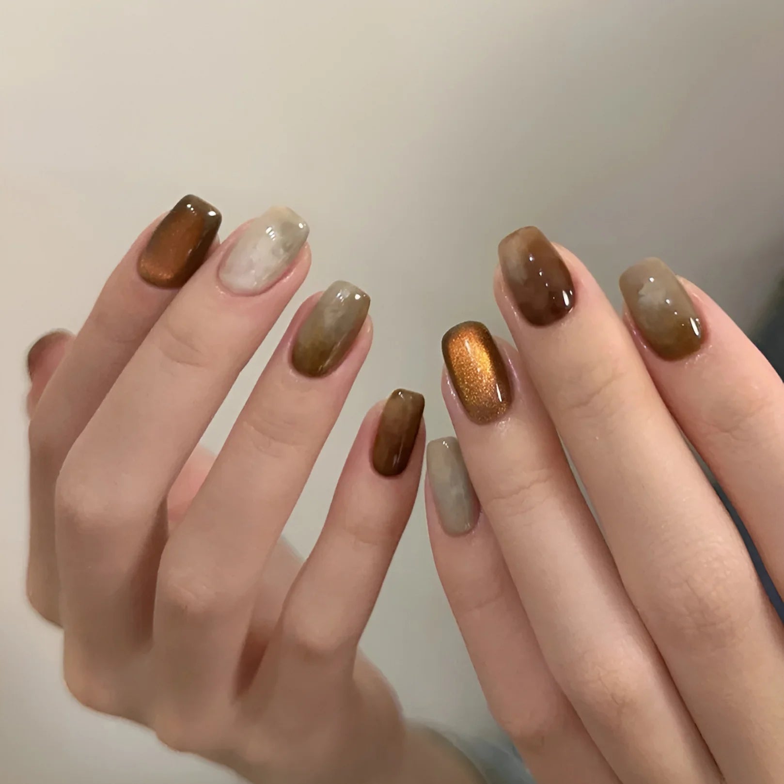 3x0.7cm Round Nail Art Cat Eye Gel Magnetic Pen for Gel Polish 3D Cat