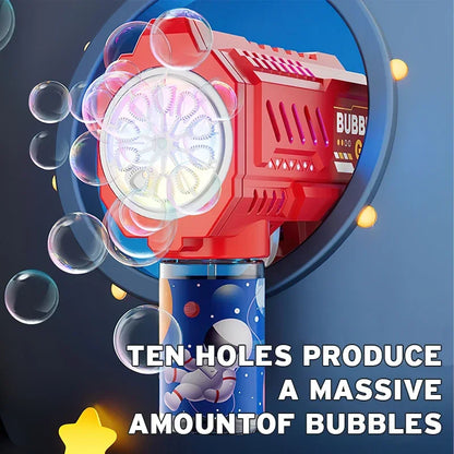Fully Automatic Bubble Gun Rocket Bubbles Machine Automatic Blower