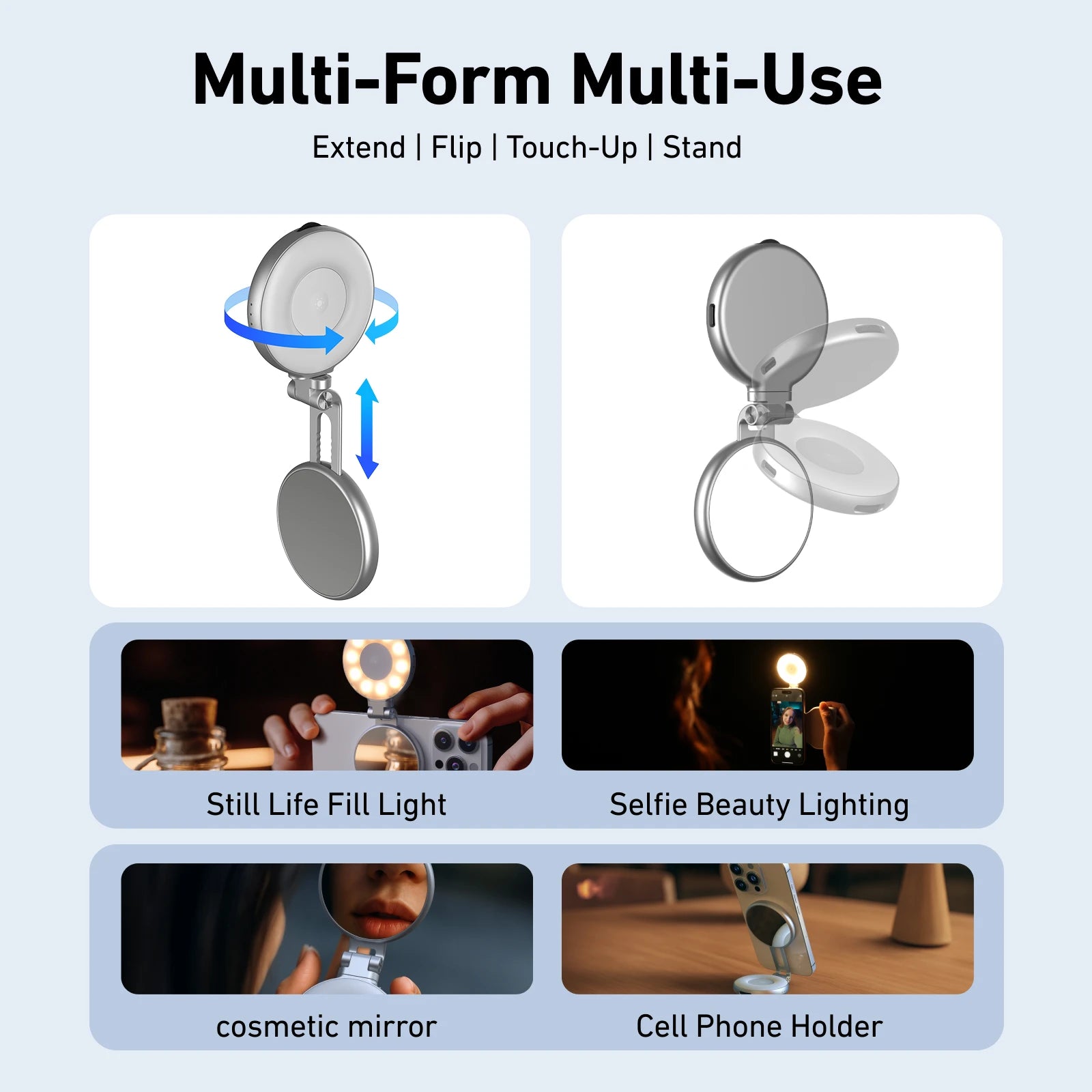 TELESIN Phone Camera Shoot Hand Grip Magnetic Smart Phone Holder