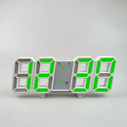 Purchase Products Clock 3D LED Digital Alarm Clock Wall Clock