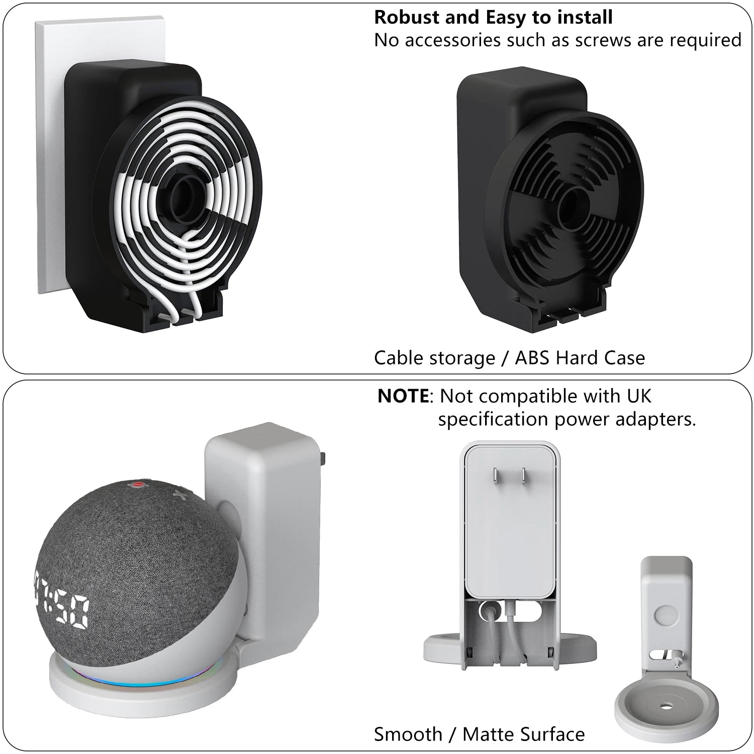 For Amazon Echo Dot 5 / 4th Generation & Echo Dot 5th Gen Kids Socket