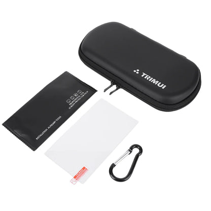 Hard EVA Carrying Case with Tempered Glass Film Handheld Game Console