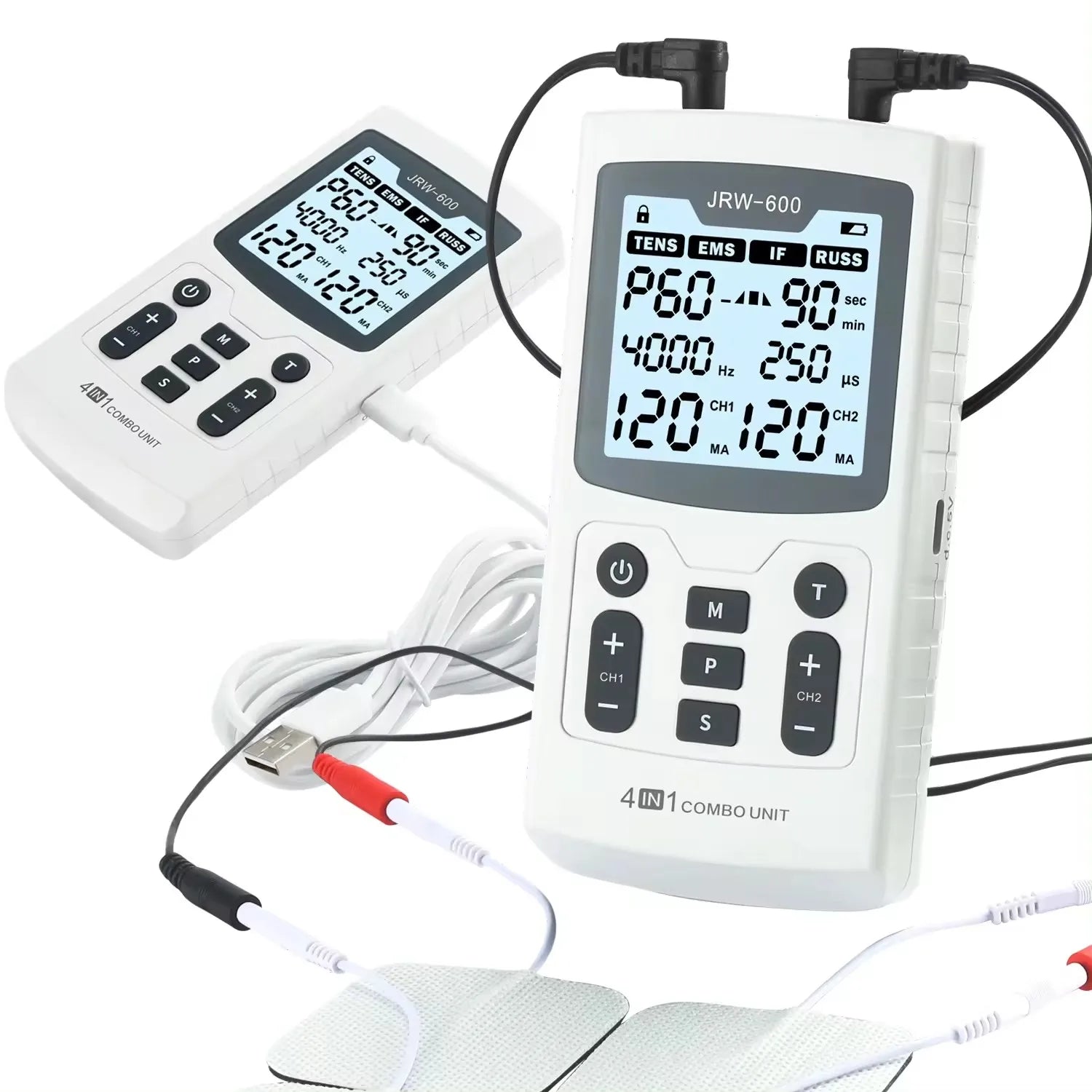 4 In 1 Electric Muscle Stimulator Interferential High-Frequency
