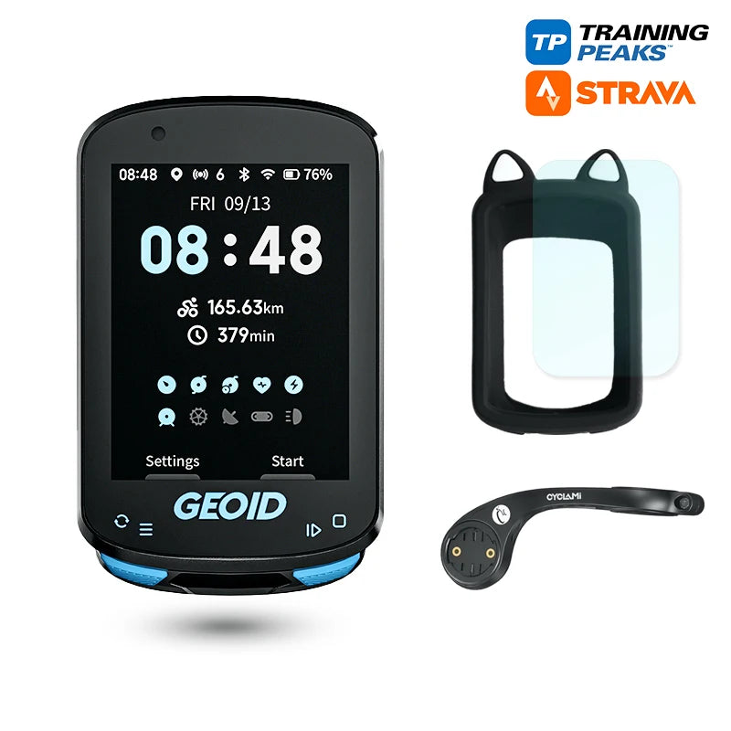 GEOID CC600 Color Screen Bike Computer Smart Navigation GPS Wireless
