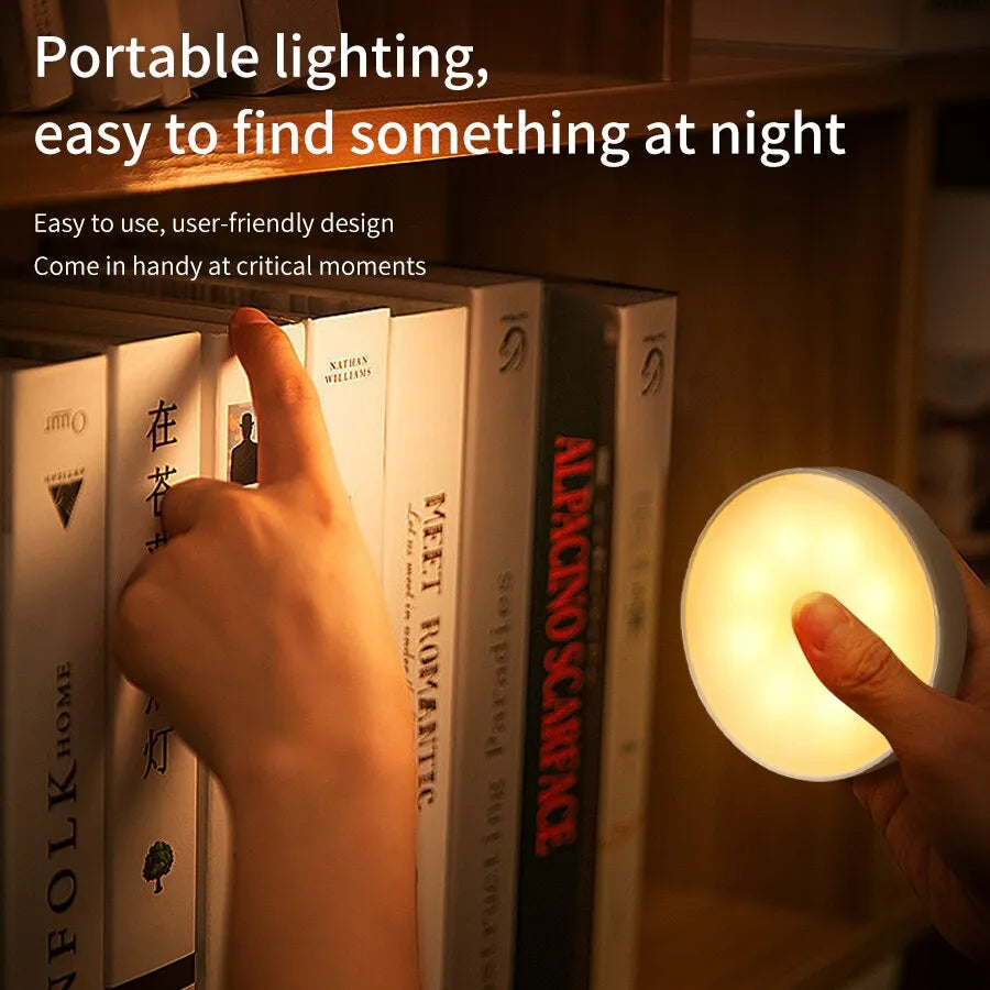 Rechargeable LED Under Cabinet Lights Motion Sensor Night Light Smart