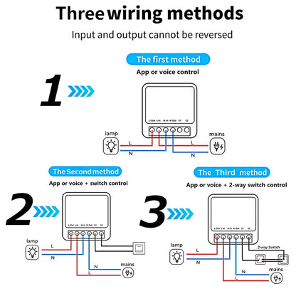 Tuya ZigBee WiFi Smart Switch 2 Way Control Breaker Relay 220V 110V