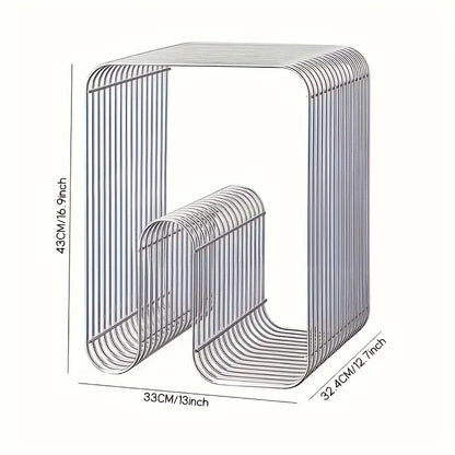 Modern Scandinavian Metal Coffee Table Living Room Furniture Sleek