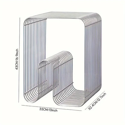 Modern Scandinavian Metal Coffee Table Living Room Furniture Sleek