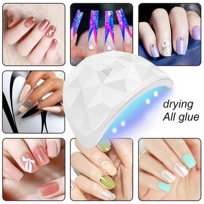 LINMANDA 54W UV LED Lamp Nail Dryer Curing Gel Nail Polish 18pcs Leds