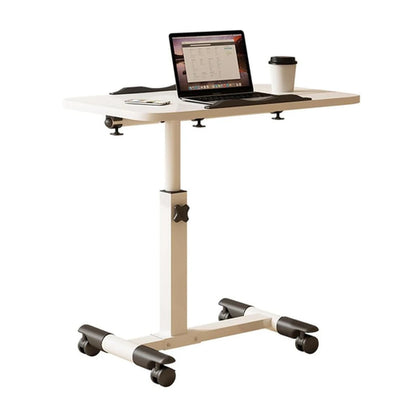 Foldable Standing Desk with Wheels 27.2-35.4" Height Adjustable Mobile