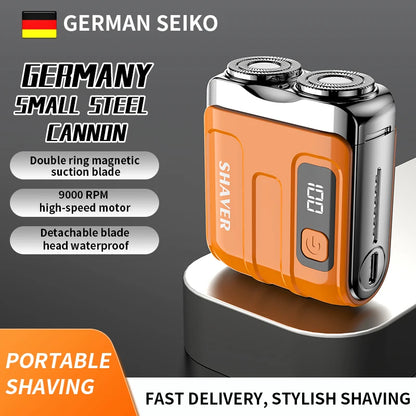 Mini Electric Smart Shaver Household Car Shaver Digital Display Dual