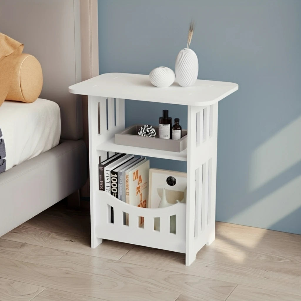 Modern Nordic Storage Side Table Small Coffee Table Bedside Cabinet