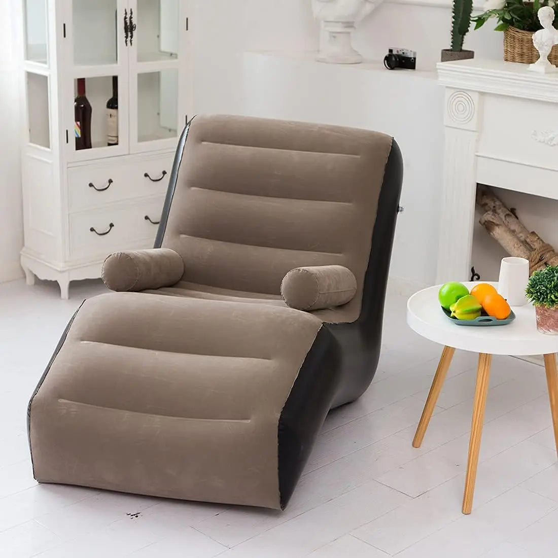 Folding Lazy Sofa,Inflatable Lounge Chair Thickened Durable