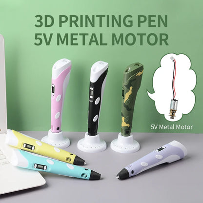 3D Printing Pen DIY Three-dimensional Painting Children Toys Fun