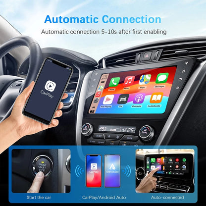 Carplay Wireless Adapter Android Auto 2in 1 Smart Dongle 2025 5G WIFI