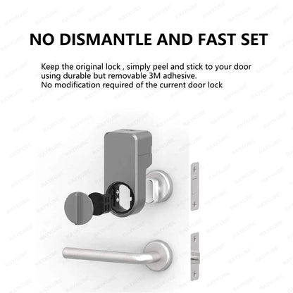 A1 Pro Max Bluetooth Smart Door Lock Tuya APP Remote Control Keyless