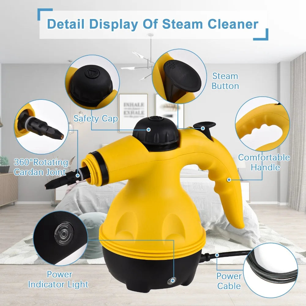 Hand-held High Temperature Steam Cleaner for Kitchen Range Hood