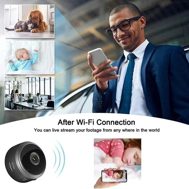 A9 WiFi Mini Camera Wireless Video Recorder Security Protection Camera