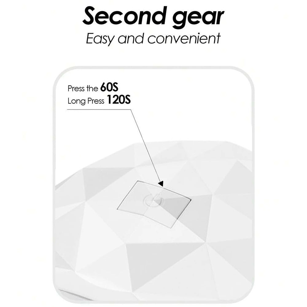 LINMANDA 54W UV LED Lamp Nail Dryer Curing Gel Nail Polish 18pcs Leds