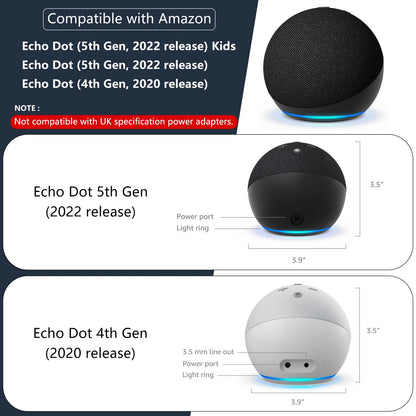 For Amazon Echo Dot 5 / 4th Generation & Echo Dot 5th Gen Kids Socket