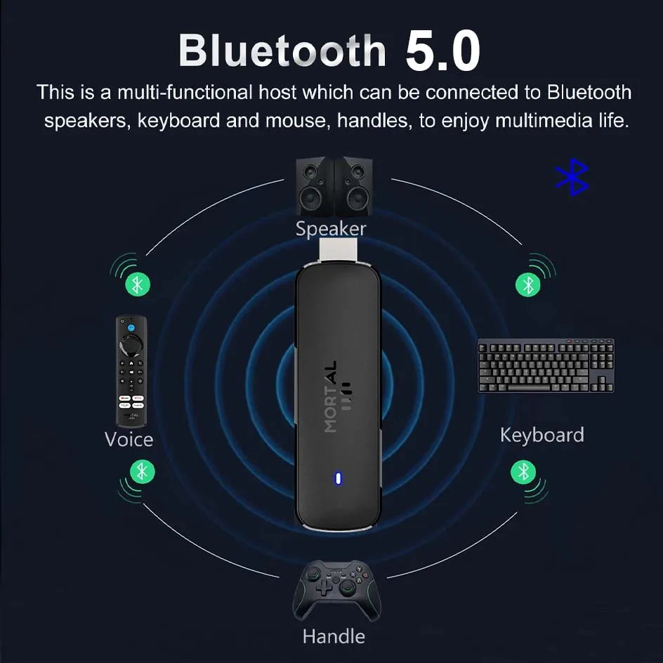 Mortal Q8 WIFI6 BT5.0 Google Voice Assistant AllwinnerH313 Android 14