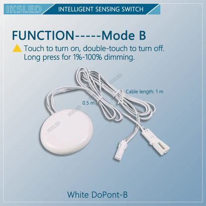 MINI 12V24V LED Dimmable Touch Sensor Switch Penetrating Wood Panel