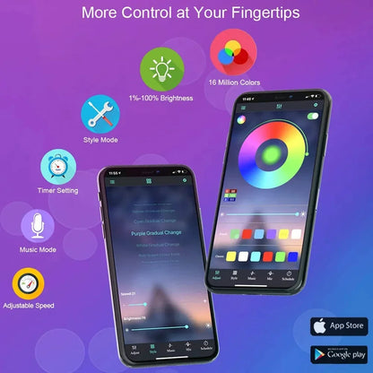 RGB 5050 Led Strip Lights with Remote Control Led Tape Flexible RGB