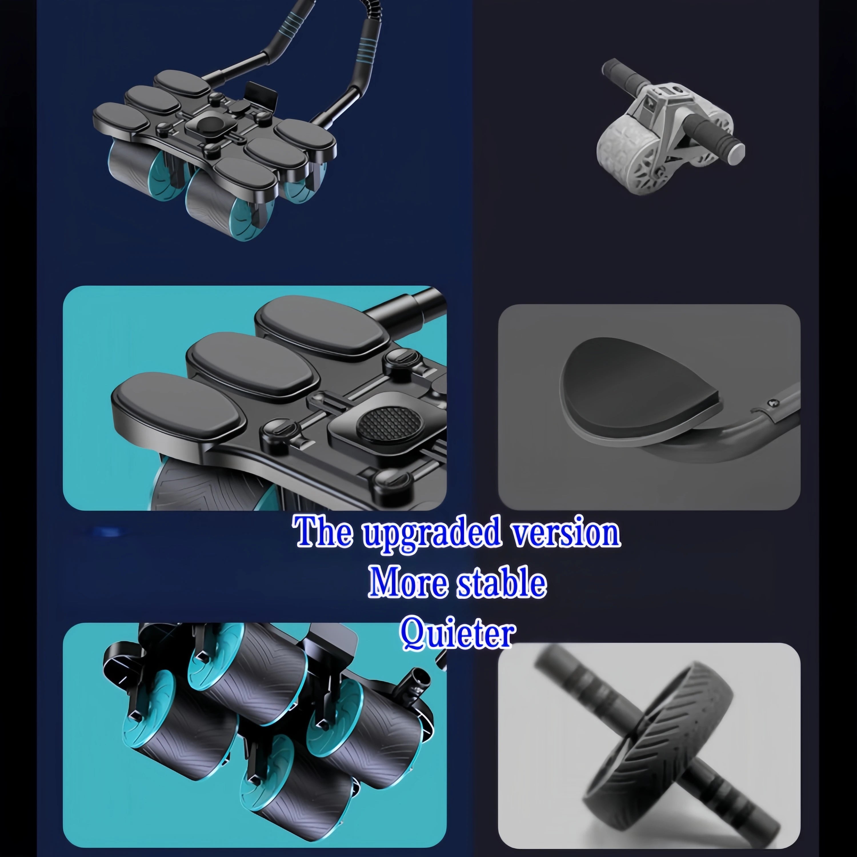 2025 model upgraded silent abdominal exercise wheel, with automatic