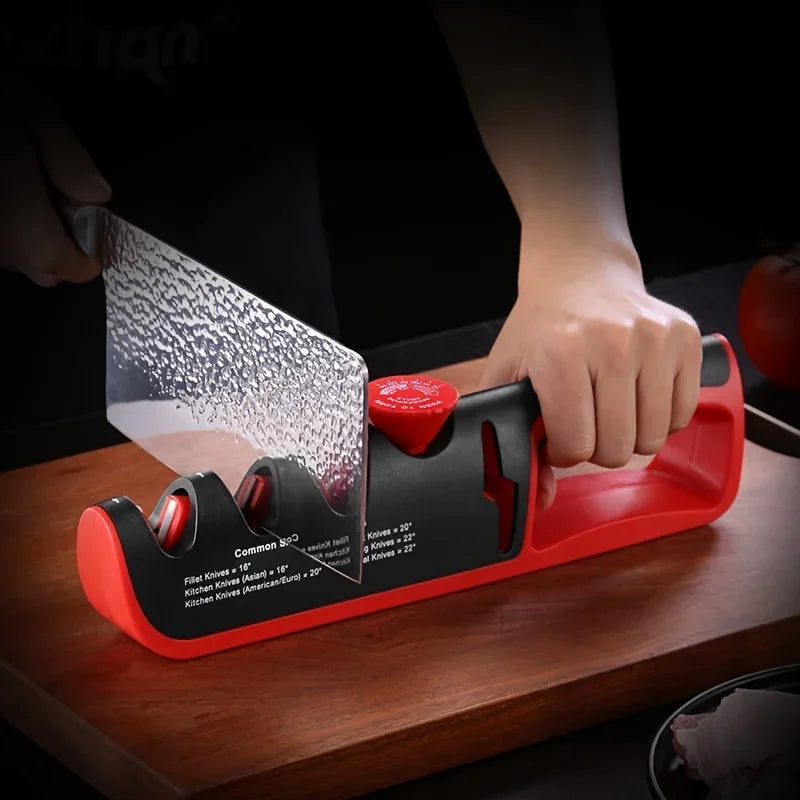 Kitchen Knife Sharpener Adjustable Angle Scissors Knives Sharpening