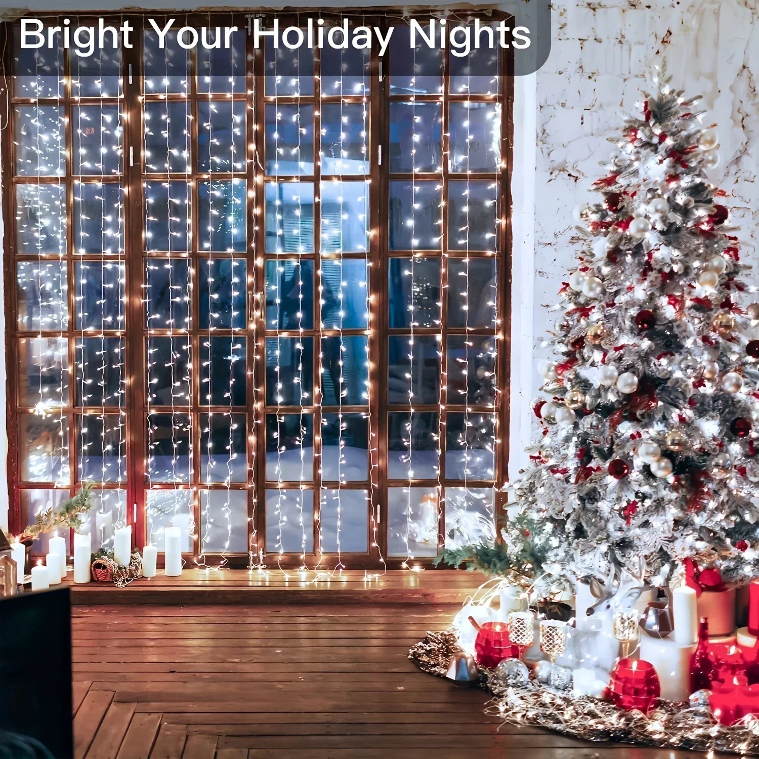 Remote Control USB Fairy Lights 3 4 6 Meters LED Curtain String Lights