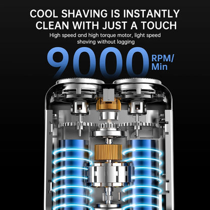 Mini Electric Smart Shaver Household Car Shaver Digital Display Dual