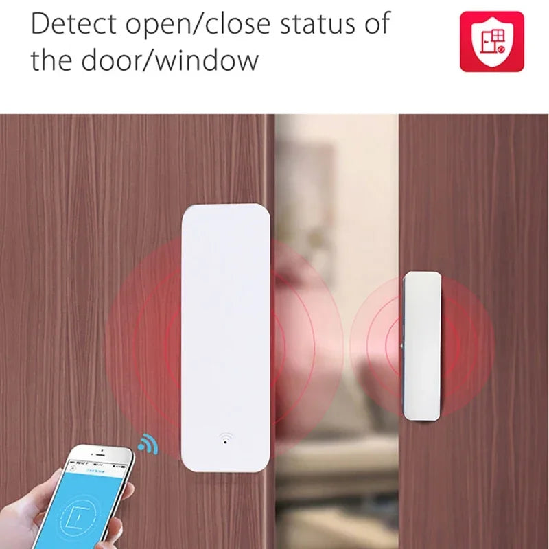 Tuya Zigbee WiFi Door Window Sensor Contact Sensor For Smart Home APP