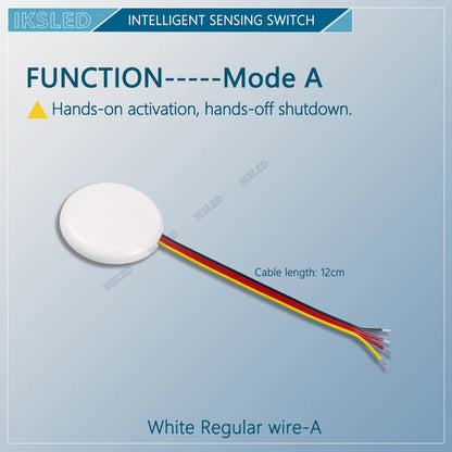 MINI 12V24V LED Dimmable Touch Sensor Switch Penetrating Wood Panel