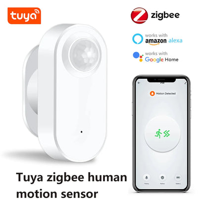 Tuya Smart Zigbee PIR Motion Sensor home Security Burglar Alarm