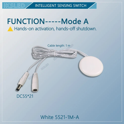 MINI 12V24V LED Dimmable Touch Sensor Switch Penetrating Wood Panel