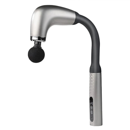 Fascia Gun with Extended Handle and Elbow for Self-assist Massage of