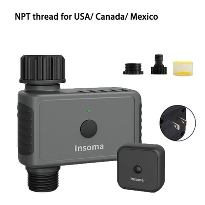 Insoma Wifi Automatic Sprinkle Timer Remote Garden Water Timer Smart