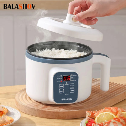 1.7L Electric Rice Cooker Single Double Layer 220V Multi Cooker