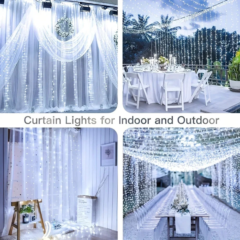 Remote Control USB Fairy Lights 3 4 6 Meters LED Curtain String Lights