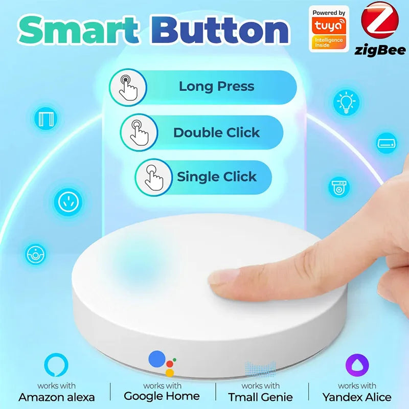Tuya ZigBee Button Scene Switch Intelligent Linkage Smart Switch