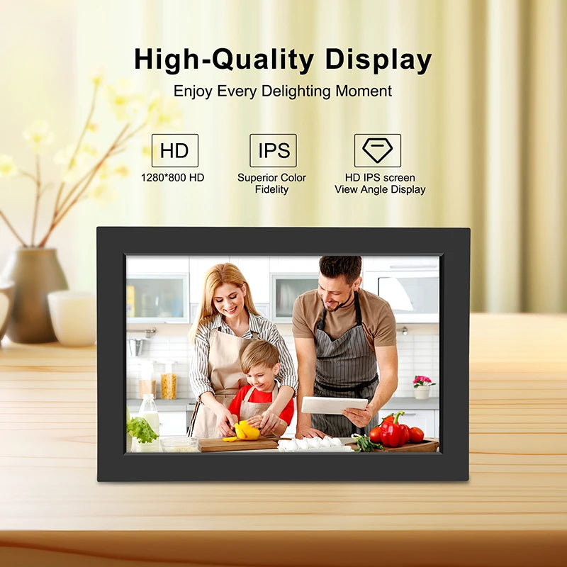 WiFi Digital Photo Frame 10.1 Inch 32GB Smart Digital Picture Frame