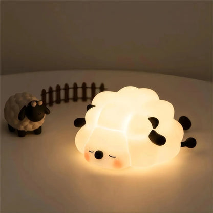LED Night light Silicone Rabbit Touch Sensor lamp Cute Animal Light