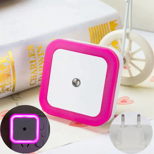 Wireless LED Night Light Sensor Lighting Mini EU/US Plug Night Lights